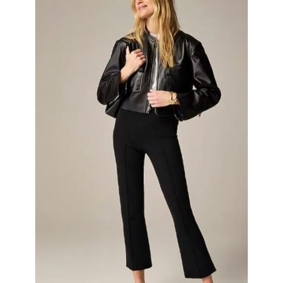 J. Crew Pants - NWT J. Crew Women's Delaney kick out sweater black knit pant size XXS